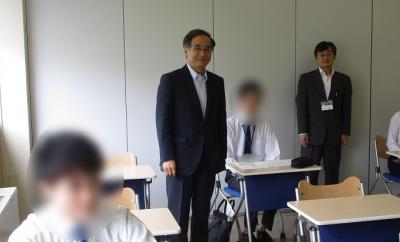 徳田教育長参観