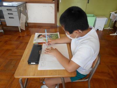 ノートもしっかり書いていました。