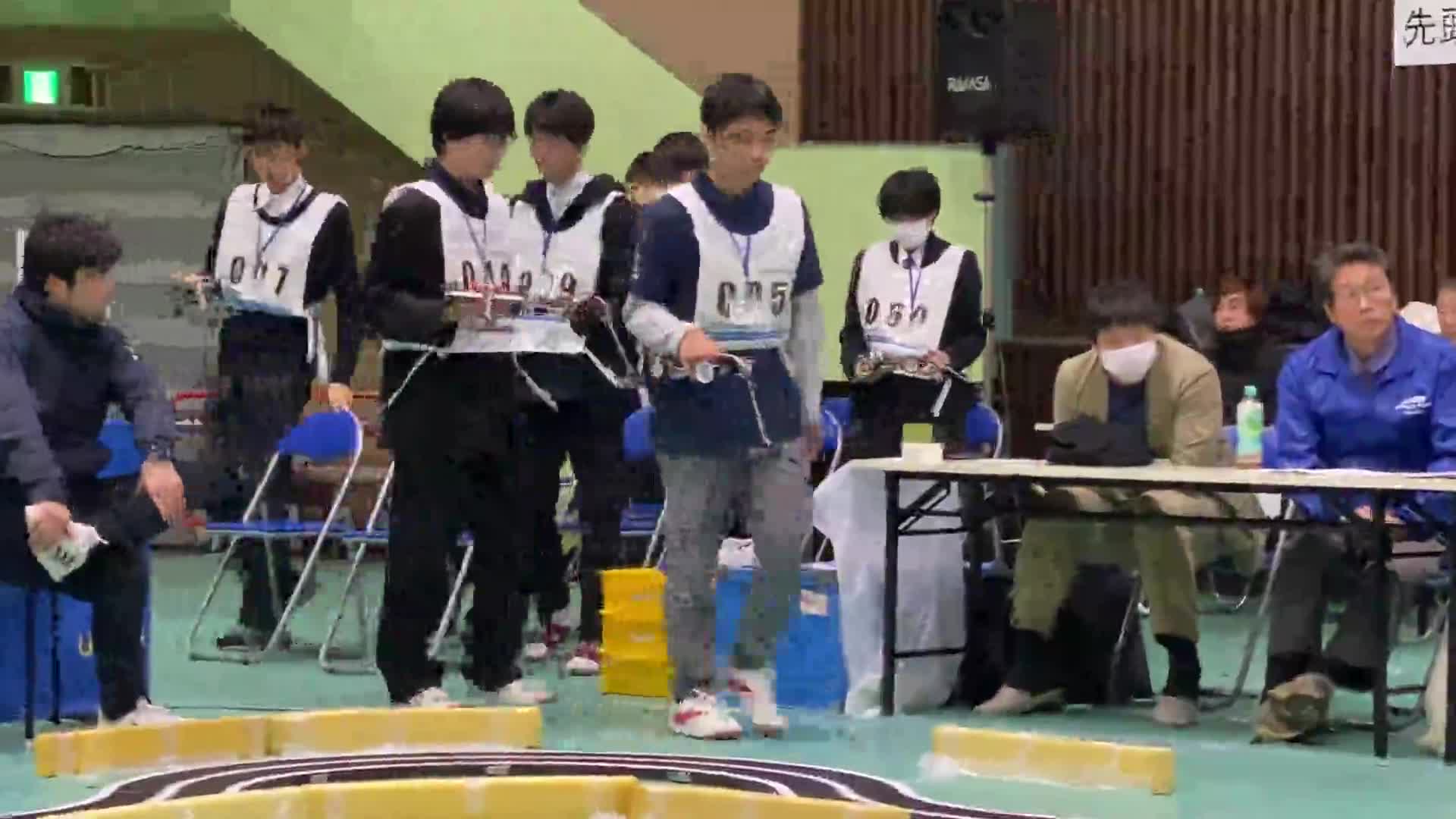 2026マイコンカーラリー北信越大会（№２ベーシッククラス　決勝レース　3年吉野航平）