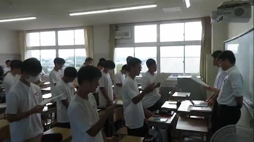 羽工祭のテーマ曲の練習（その１）