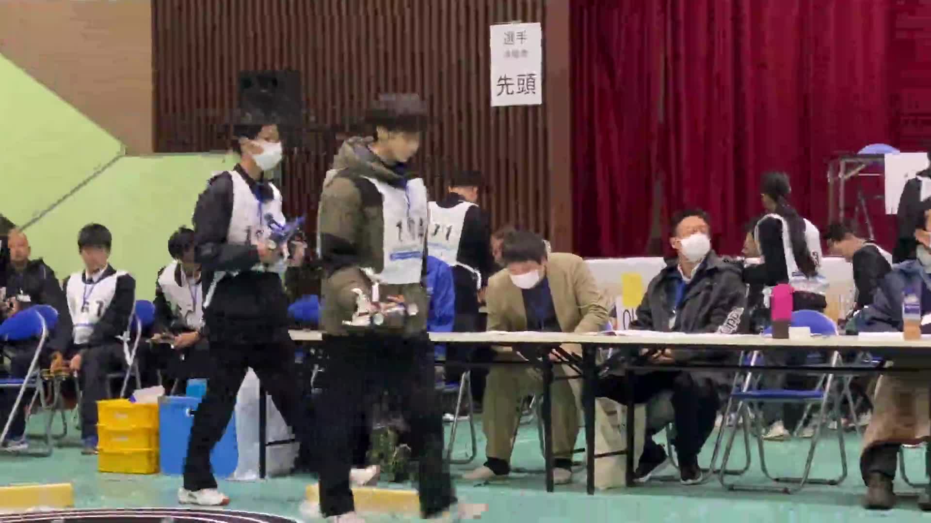 2026マイコンカーラリー北信越大会（№３カメラクラス　機械システム科　3年茶畑凌太郎 2年　橋本在成）