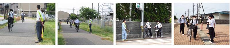 自転車乗車マナー一斉指導