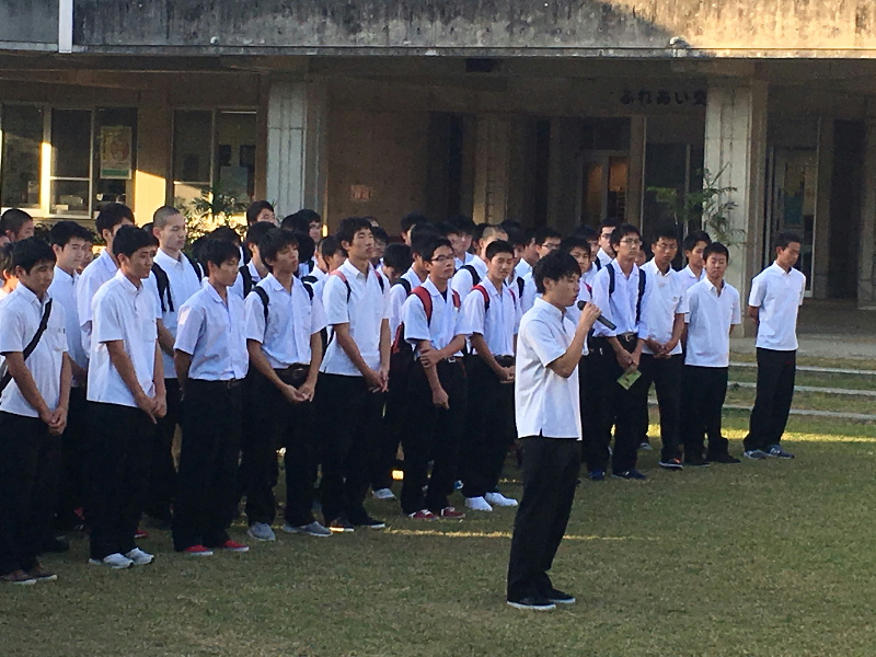 H28 読谷村 入村式（民泊）