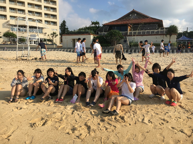 H28 リザンシーホテルのプライベートビーチ