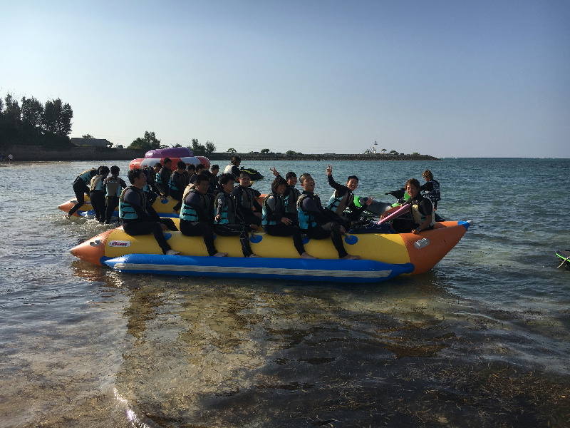 H28 マリンスポーツ体験(ドラゴンボートで出発)