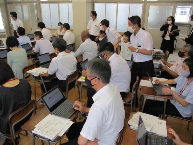 第１回GIGA研修の様子（８月実施）