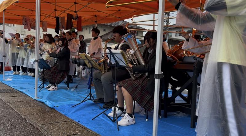 伏見高校生徒の様子