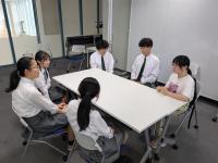 大学院生とディスカッション