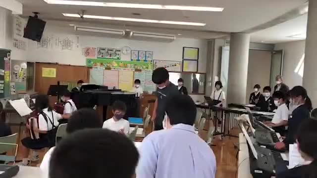 ５・６年生　音楽会の練習がんばっています！