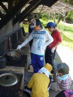 野外炊飯