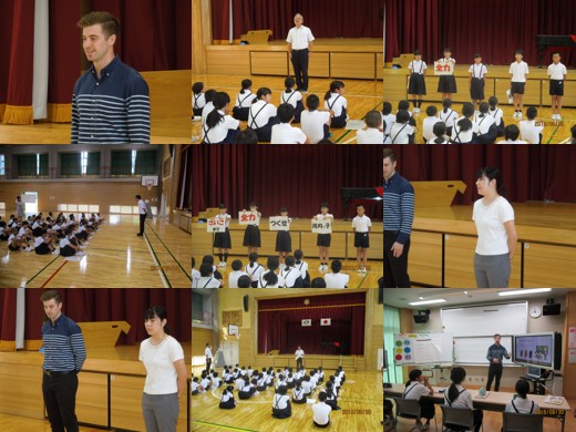 ２学期スタートの河内小