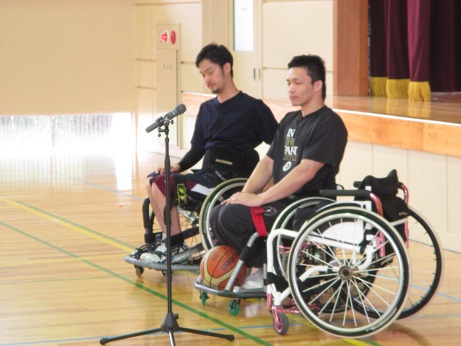 校長室から 加賀市立河南小学校