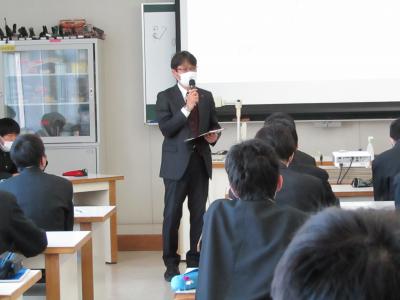 副校長先生による講評