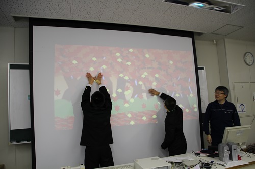 インタラクティブプロジェクションマッピング