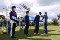 男子メダル授与