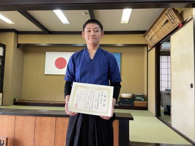男子個人第2位　B科2年丸十丈虎さん