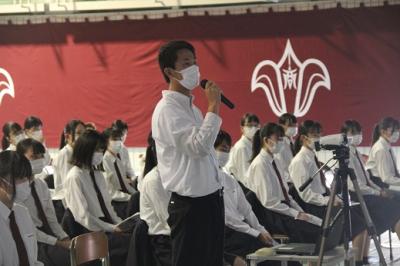 講演会の後の質疑応答