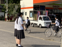 公安委員による挨拶運動