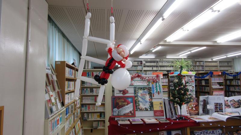 バルーンアート　サンタクロース