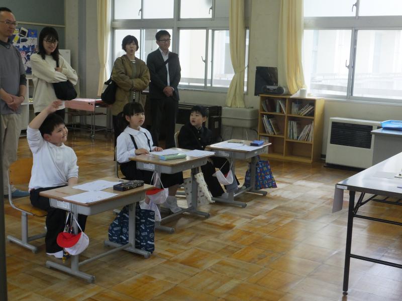 １年生　国語の授業