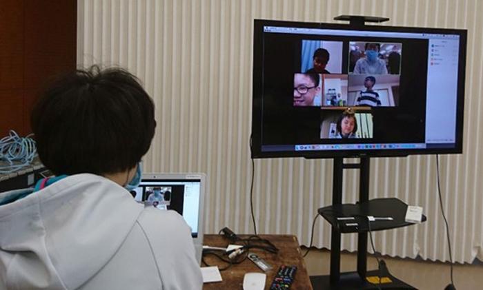 テレビ会議の様子
