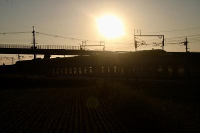 「夕暮れの東海道」