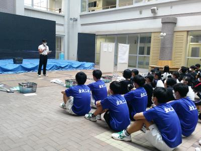 生徒会長のあいさつ