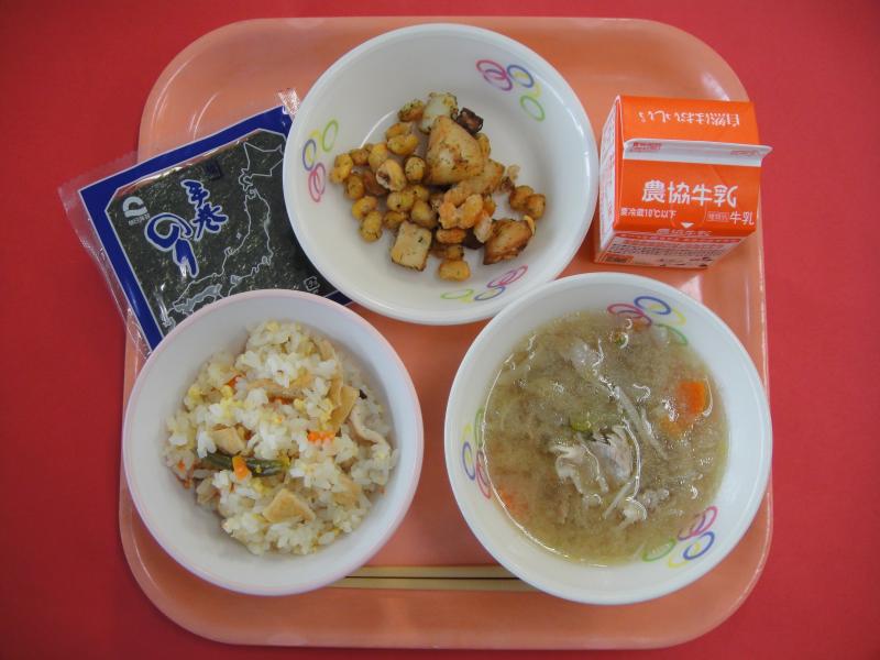 【本日の献立】