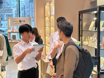 石川県アンテナショップでPR活動