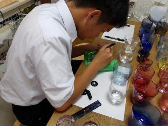 都内自主プラン：江戸切子体験