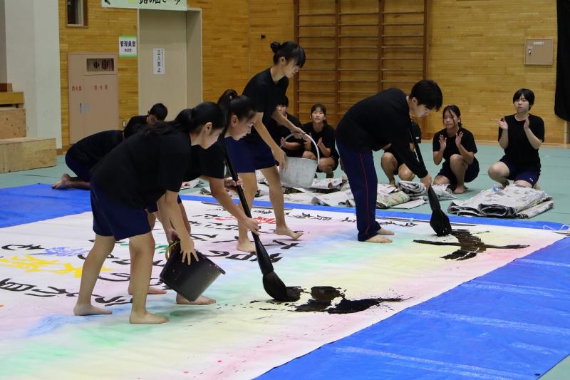 ん書（書道派パフォーマンス）